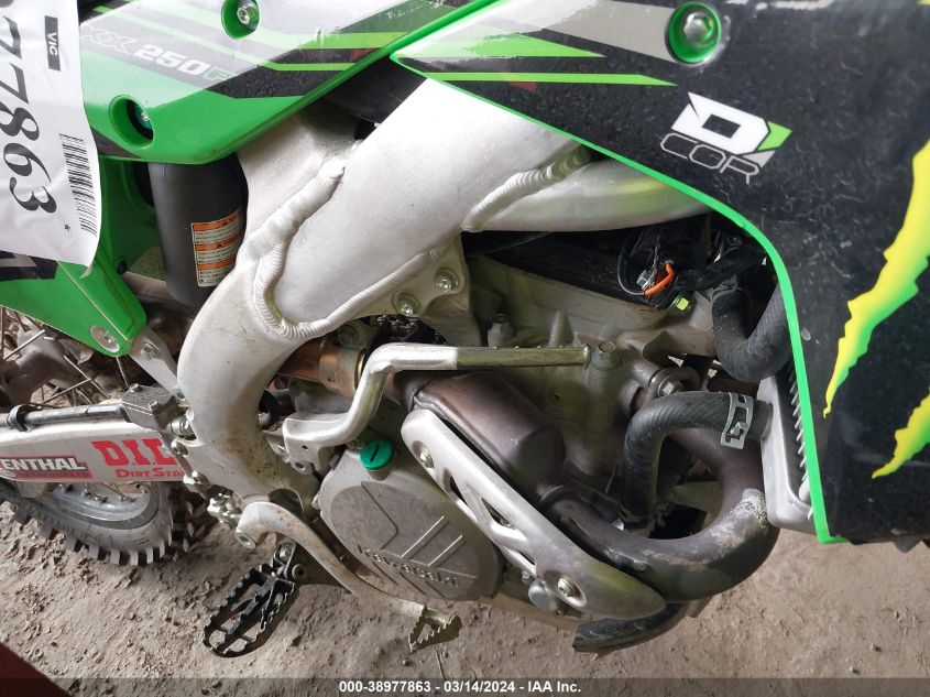 2019 Kawasaki Kx252 A VIN: JKBKXTAC7KA020862 Lot: 38977863