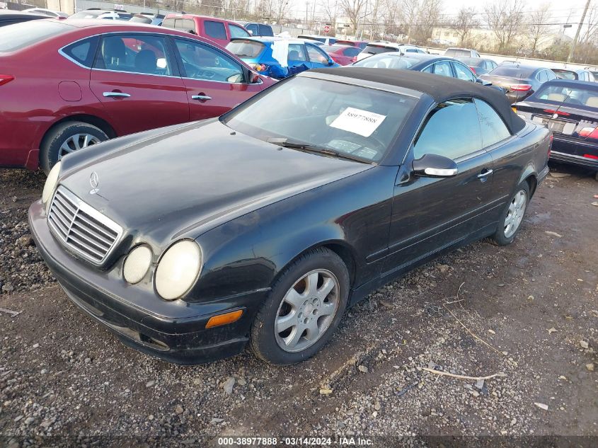 2001 Mercedes-Benz Clk 320 VIN: WDBLK65G61T086851 Lot: 38977888