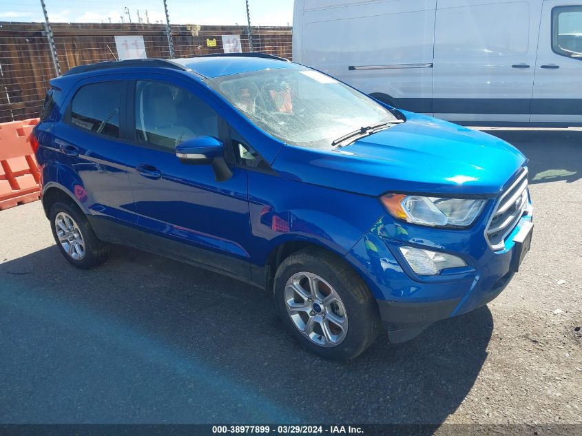 2021 Ford Ecosport Se VIN: MAJ6S3GL3MC431304 Lot: 38977899