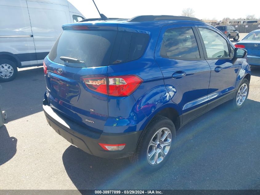 MAJ6S3GL3MC431304 2021 Ford Ecosport Se