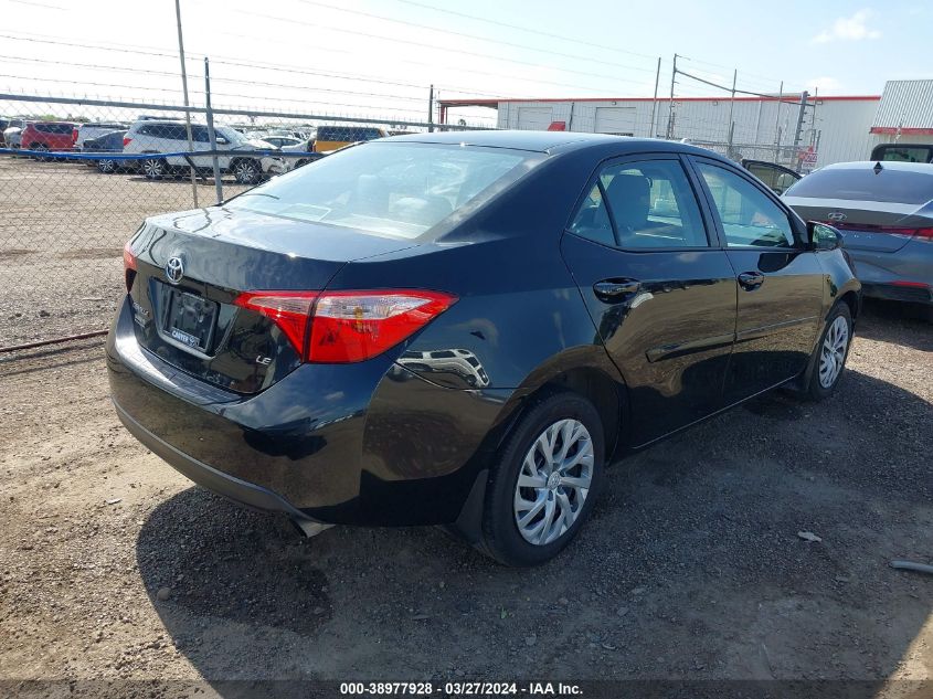 2017 Toyota Corolla Le VIN: 2T1BURHE4HC900600 Lot: 38977928