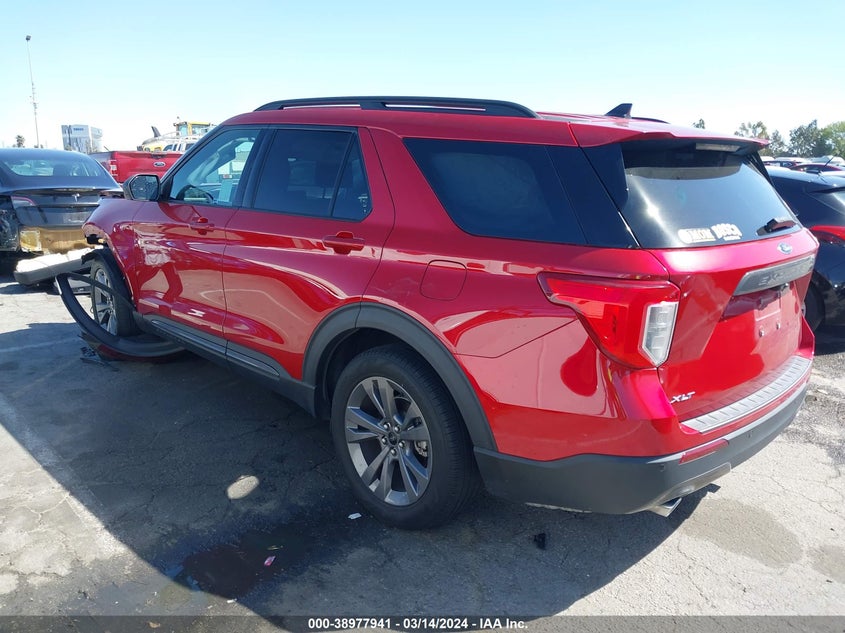VIN 1FMSK7DH7MGA71989 2021 FORD EXPLORER XLT