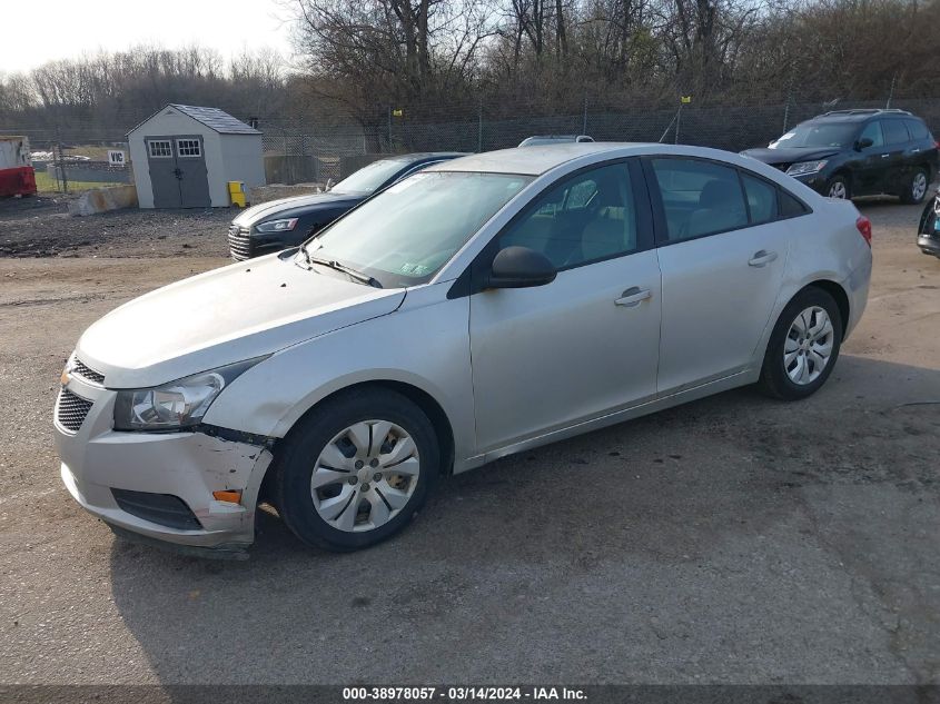 1G1PA5SG4D7314453 | 2013 CHEVROLET CRUZE