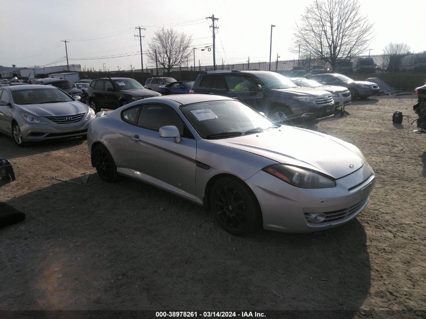 2008 Hyundai Tiburon Gs VIN: KMHHM66D68U285307 Lot: 38978261