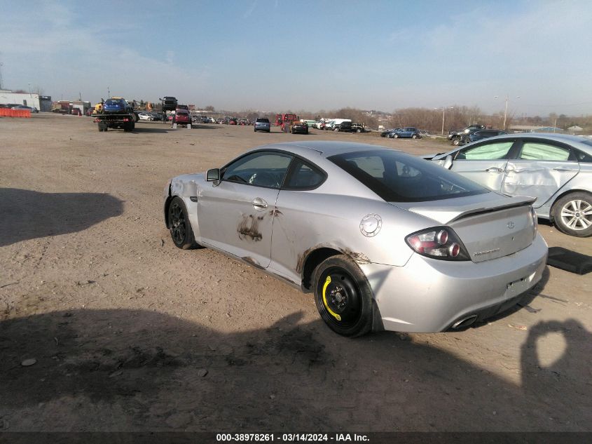 2008 Hyundai Tiburon Gs VIN: KMHHM66D68U285307 Lot: 38978261