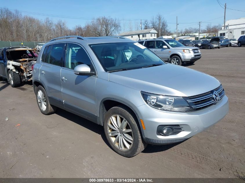 2013 VOLKSWAGEN TIGUAN SE - WVGBV7AX2DW510329