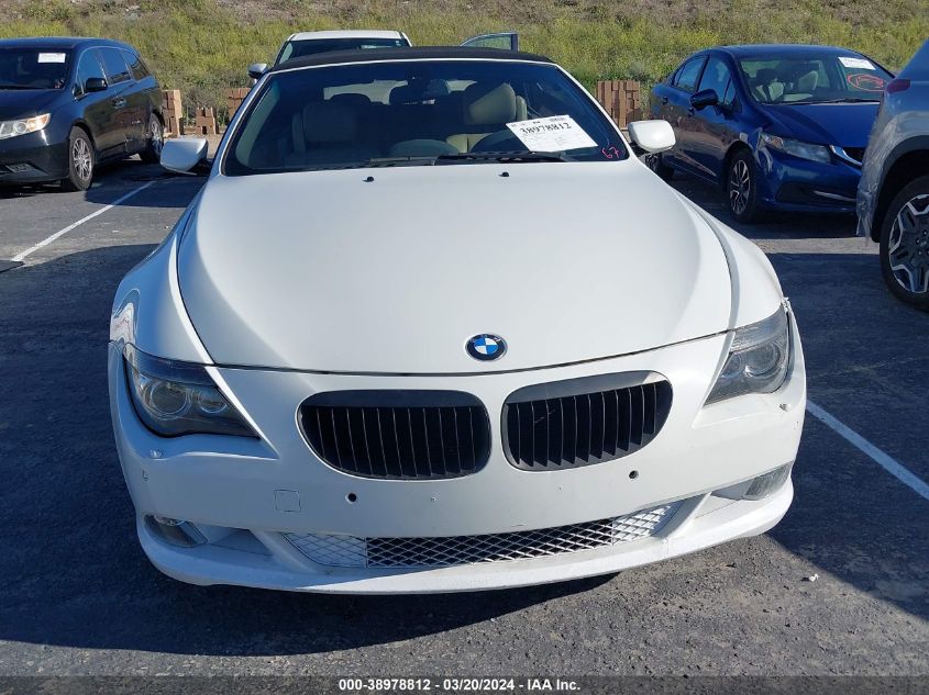 WBAEK73455B322987 2005 BMW 645Ci