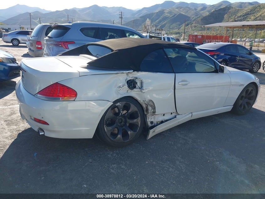 2005 BMW 645Ci VIN: WBAEK73455B322987 Lot: 38978812