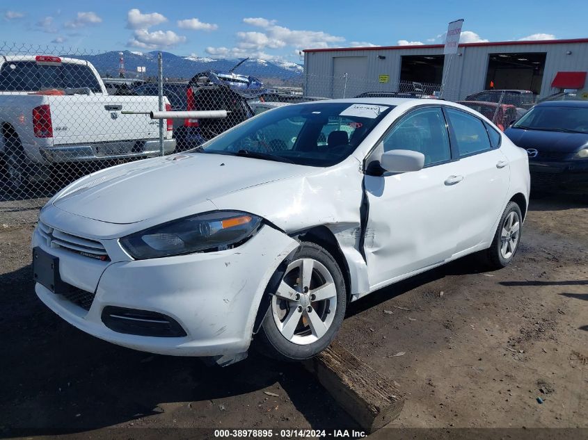 2016 Dodge Dart Sxt VIN: 1C3CDFBB9GD762110 Lot: 38978895