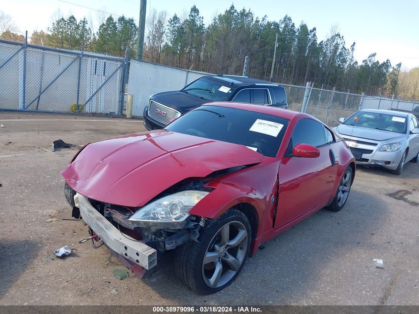 2006 Nissan 350Z Touring VIN: JN1AZ34D96M312802 Lot: 38979096