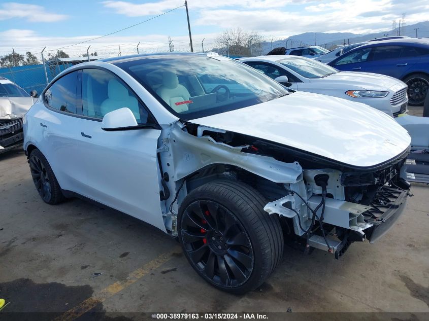 2022 TESLA MODEL Y PERFORMANCE DUAL MOTOR ALL-WHEEL DRIVE - 7SAYGDEF1NF562875