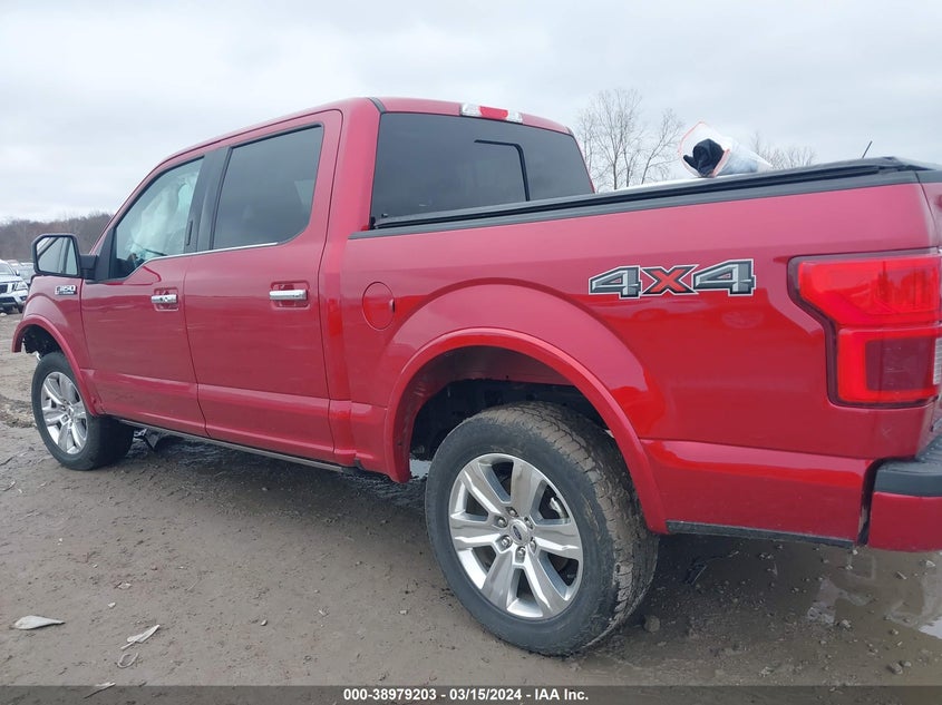 VIN 1FTEW1E43LFA78313 2020 FORD F-150 PLATINUM