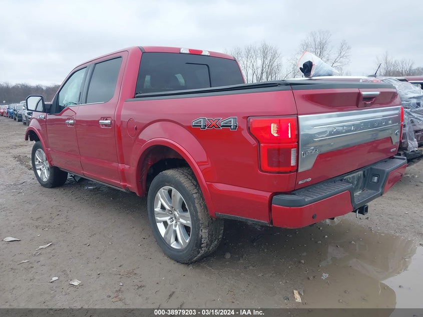 VIN 1FTEW1E43LFA78313 2020 FORD F-150 PLATINUM