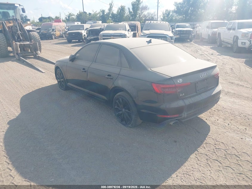Vin: waulmaf41ja070567, lot: 39462904, audi a4 2.0t tech ultra premium/2.0t ultra premium 20183