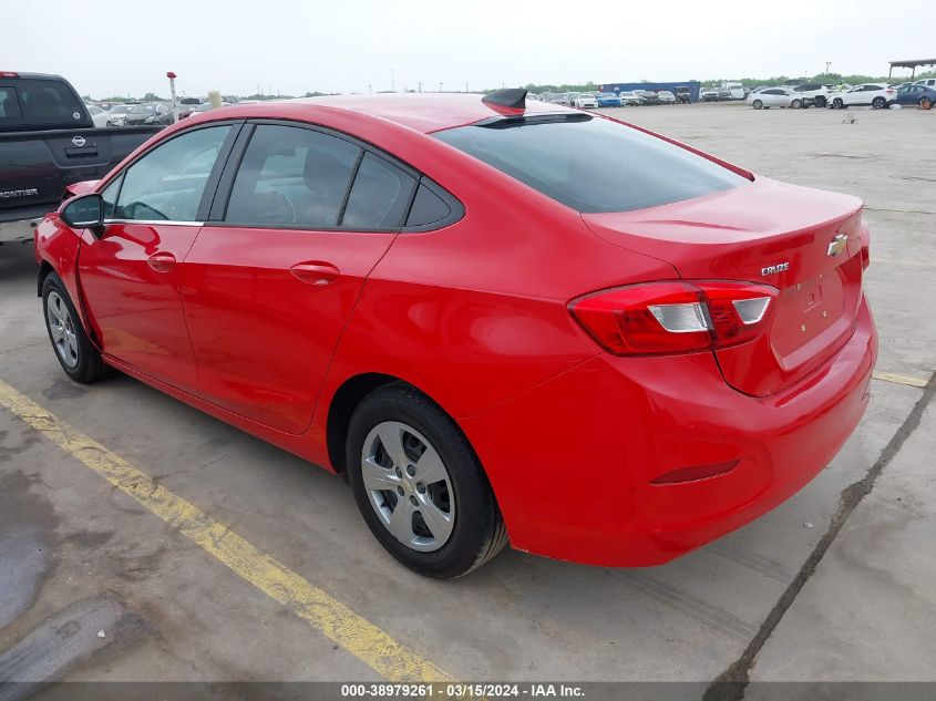 2018 Chevrolet Cruze Ls Auto VIN: 1G1BC5SM9J7145276 Lot: 38979261