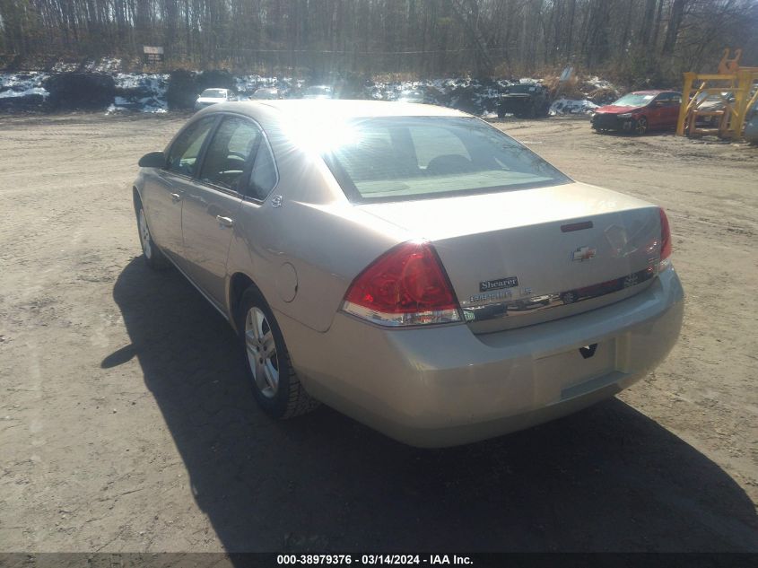 2G1WB58K481284779 | 2008 CHEVROLET IMPALA