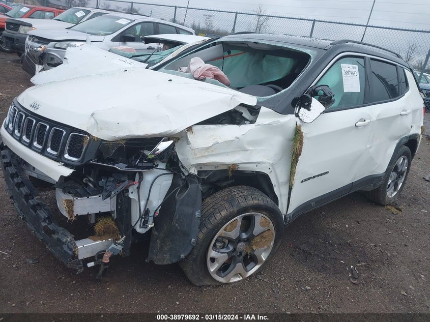 VIN 3C4NJDCB2JT423416 2018 JEEP COMPASS LIMITED