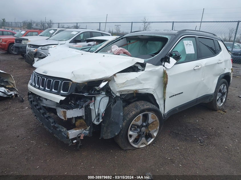VIN 3C4NJDCB2JT423416 2018 JEEP COMPASS LIMITED