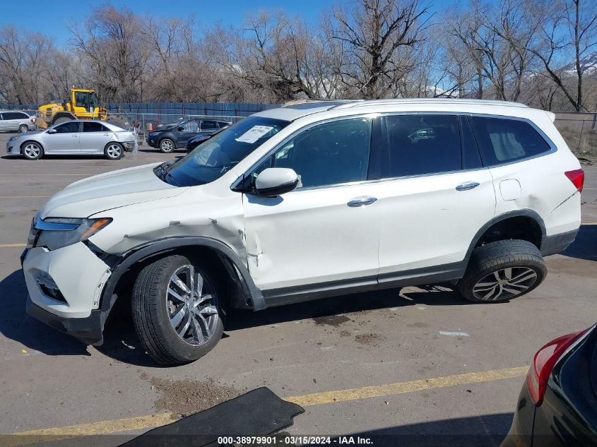 2017 Honda Pilot Elite VIN: 5FNYF6H0XHB010881 Lot: 38979901