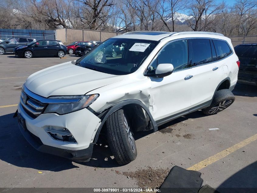 2017 Honda Pilot Elite VIN: 5FNYF6H0XHB010881 Lot: 38979901