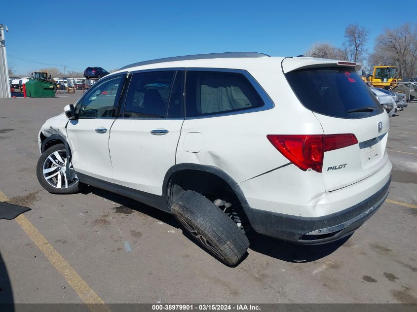 2017 Honda Pilot Elite VIN: 5FNYF6H0XHB010881 Lot: 38979901