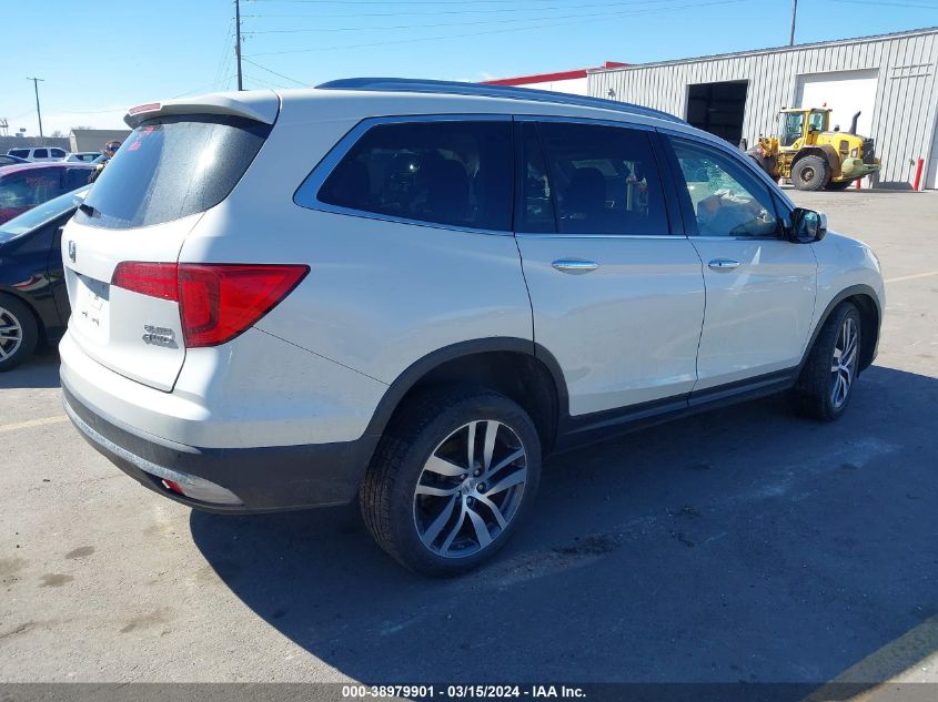 2017 Honda Pilot Elite VIN: 5FNYF6H0XHB010881 Lot: 38979901