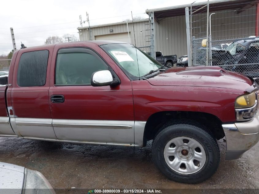 2000 GMC Sierra 1500 Sle VIN: 1GTEK19T9YE188325 Lot: 38980039