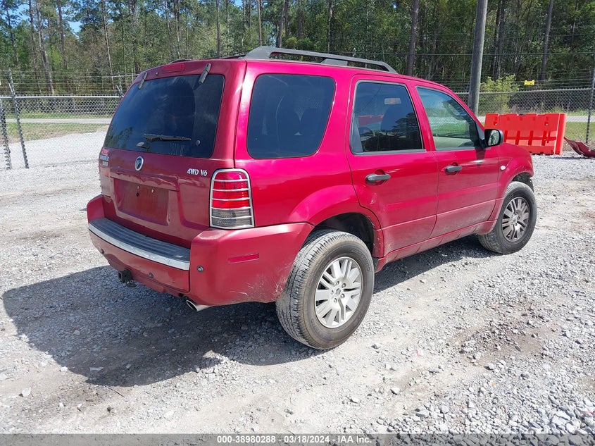 2007 Mercury Mariner Premier VIN: 4M2CU97107KJ05926 Lot: 38980288
