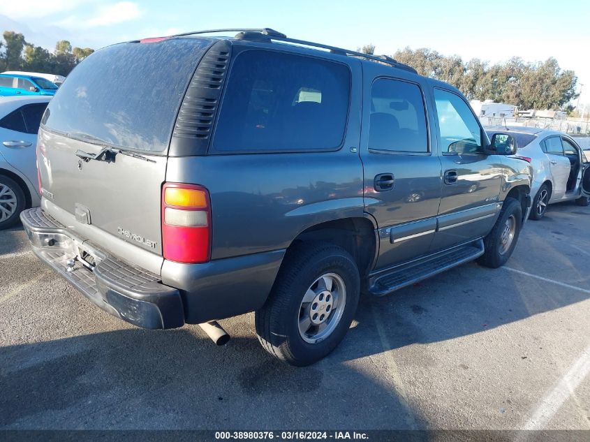 2002 Chevrolet Tahoe Ls VIN: 1GNEC13V22R306701 Lot: 38980376