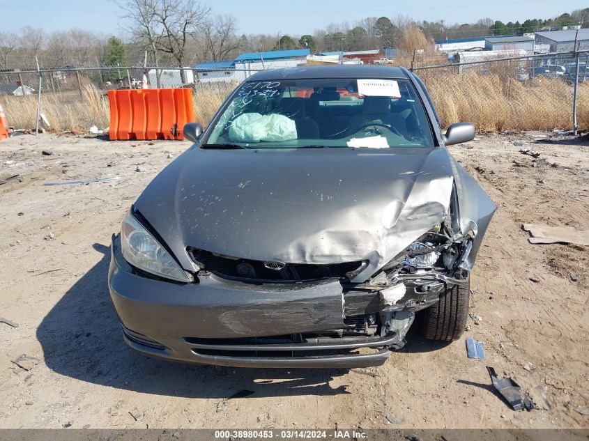 2003 Toyota Camry Le V6 VIN: 4T1BF32K33U552379 Lot: 38980453