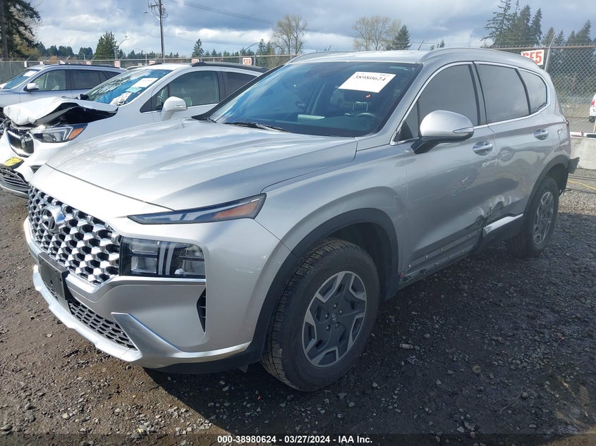 2021 HYUNDAI SANTA FE VIN: KM8S2DA12MU002618