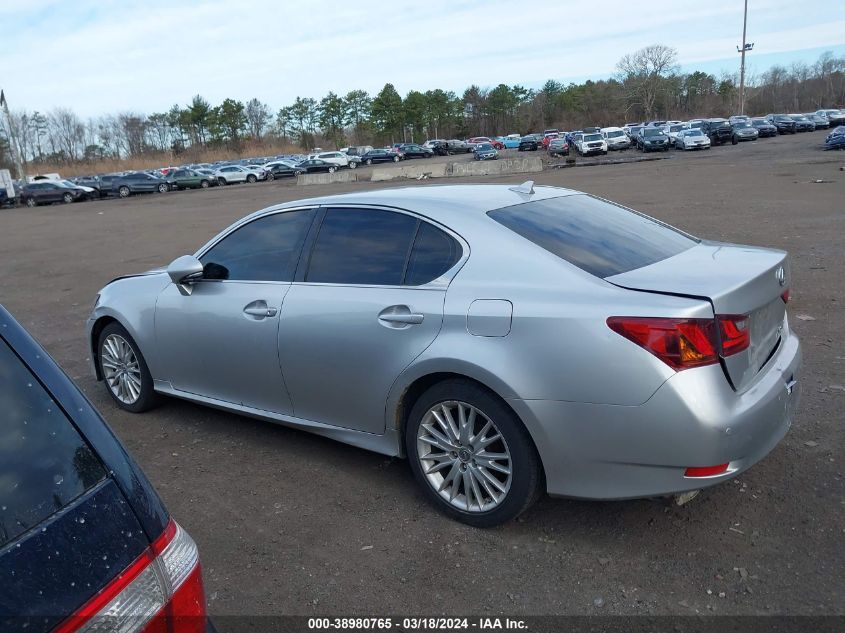 2013 Lexus Gs 350 VIN: JTHCE1BL5D5001633 Lot: 38980765