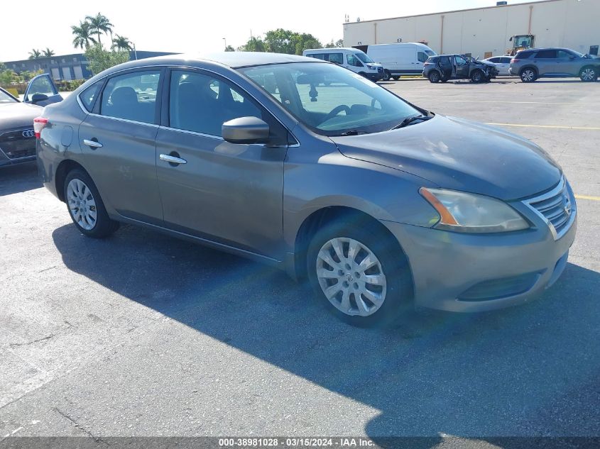 2015 NISSAN SENTRA S/SV/SR/SL - 3N1AB7APXFY237678