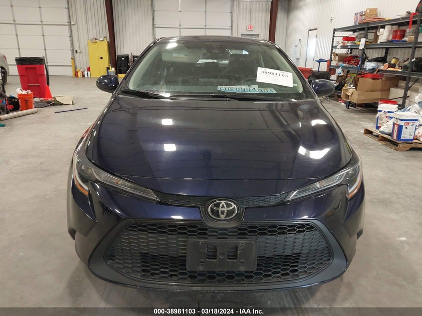 VIN 5YFEPMAE2NP332778 2022 TOYOTA COROLLA LE