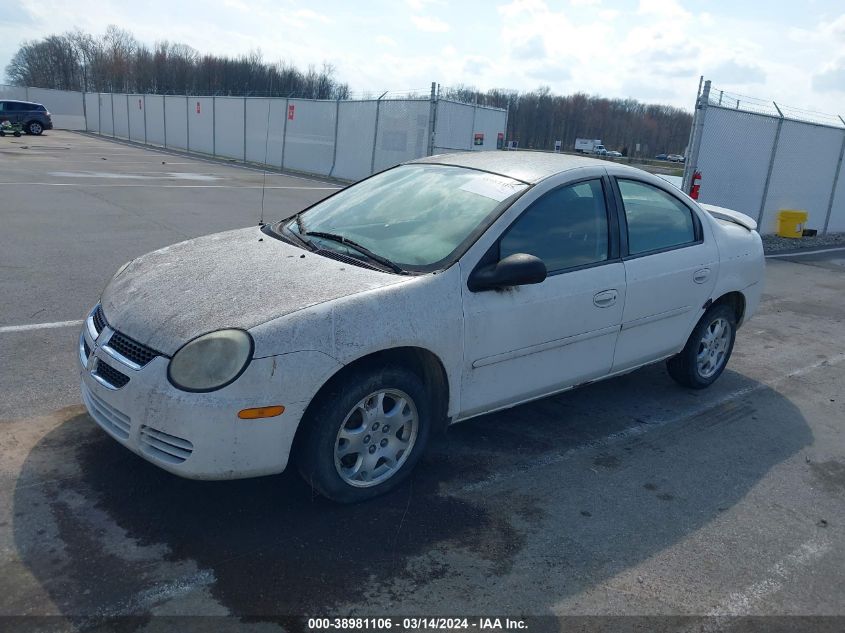 2004 Dodge Neon Sxt VIN: 1B3ES56C84D552053 Lot: 38981106