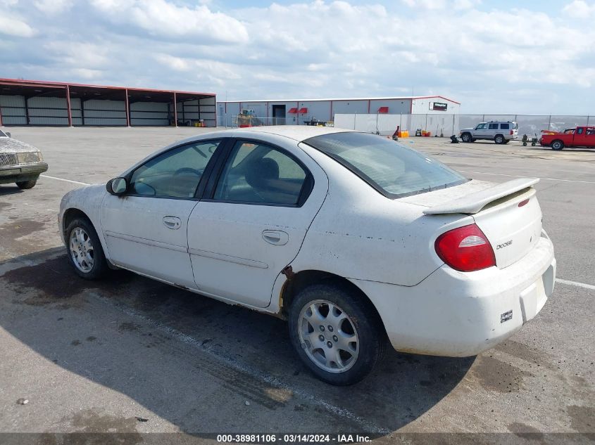 2004 Dodge Neon Sxt VIN: 1B3ES56C84D552053 Lot: 38981106