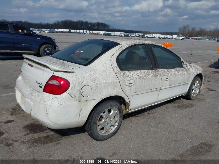 2004 Dodge Neon Sxt VIN: 1B3ES56C84D552053 Lot: 38981106