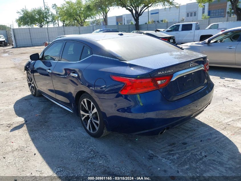 1N4AA6AP2HC394682 | 2017 NISSAN MAXIMA