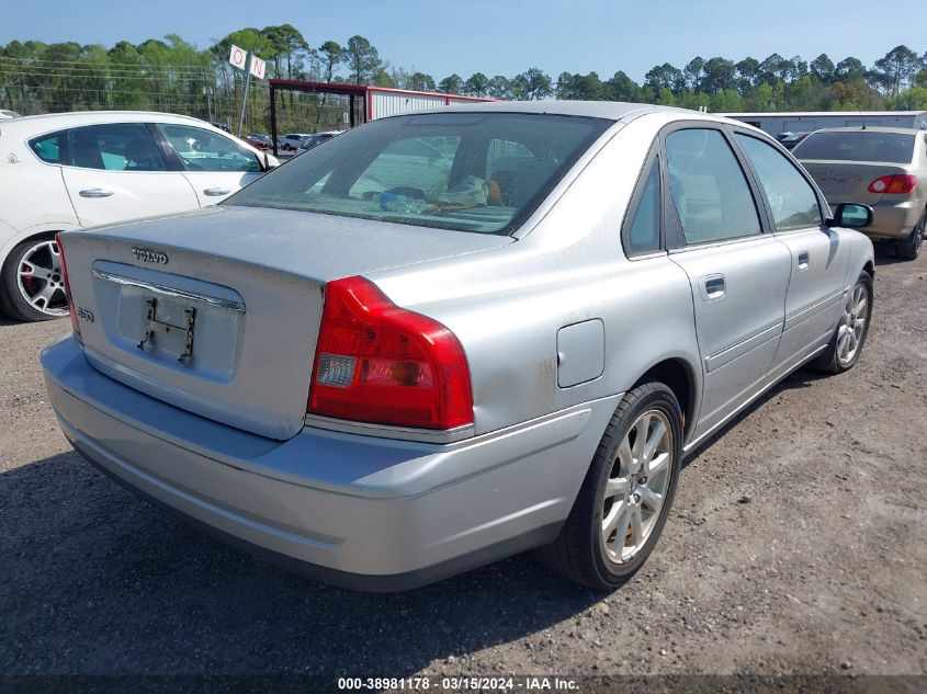 2005 Volvo S80 2.5T VIN: YV1TS592451392291 Lot: 38981178