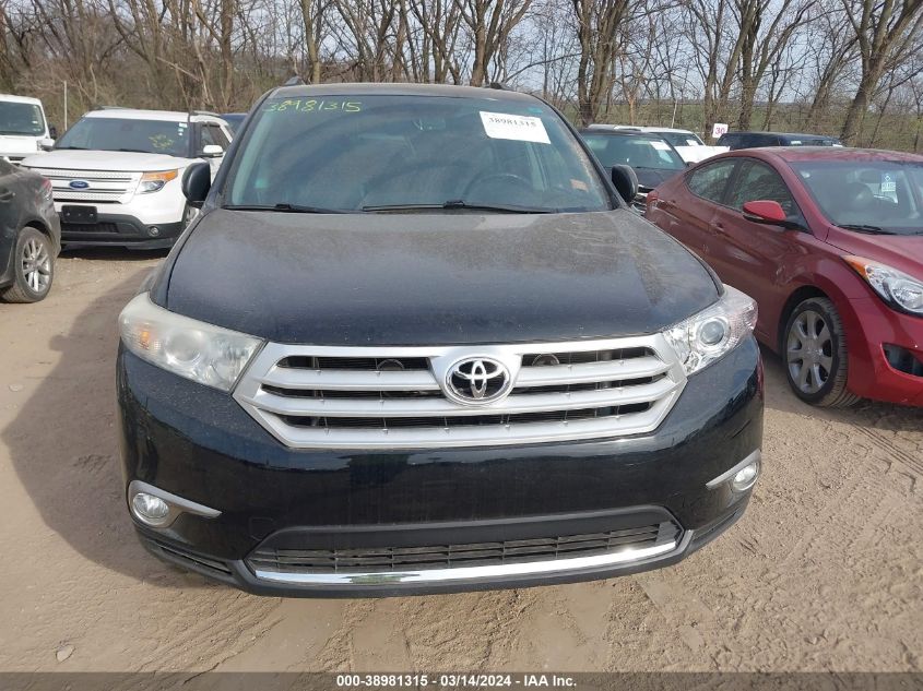 2012 Toyota Highlander Limited V6 VIN: 5TDDK3EH4CS119103 Lot: 38981315