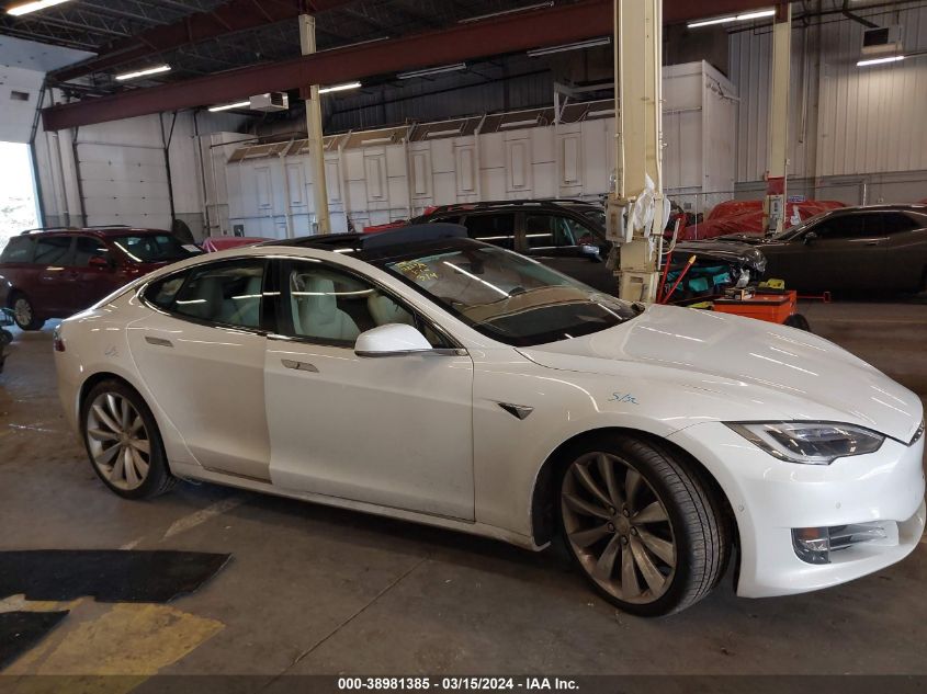 2016 Tesla Model S 60D/70D/75D/85D/90D VIN: 5YJSA1E25GF166869 Lot: 38981385