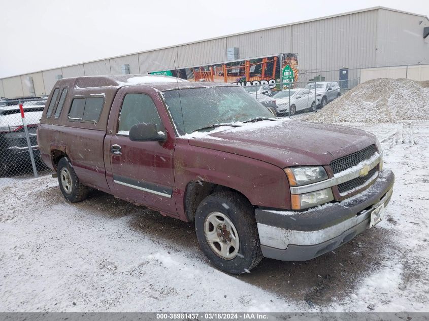 1GCEC14V53Z202874 | 2003 CHEVROLET SILVERADO 1500