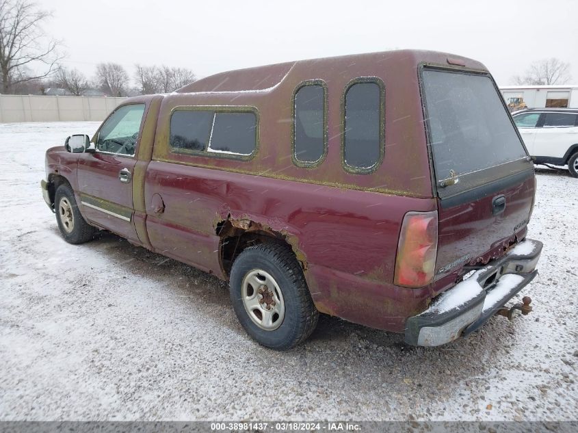 1GCEC14V53Z202874 | 2003 CHEVROLET SILVERADO 1500