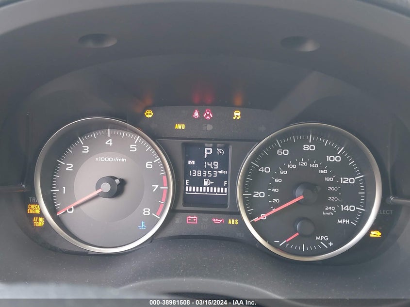 2014 SUBARU XV CROSSTREK 2.0I LIMITED - JF2GPAGC5E8295400