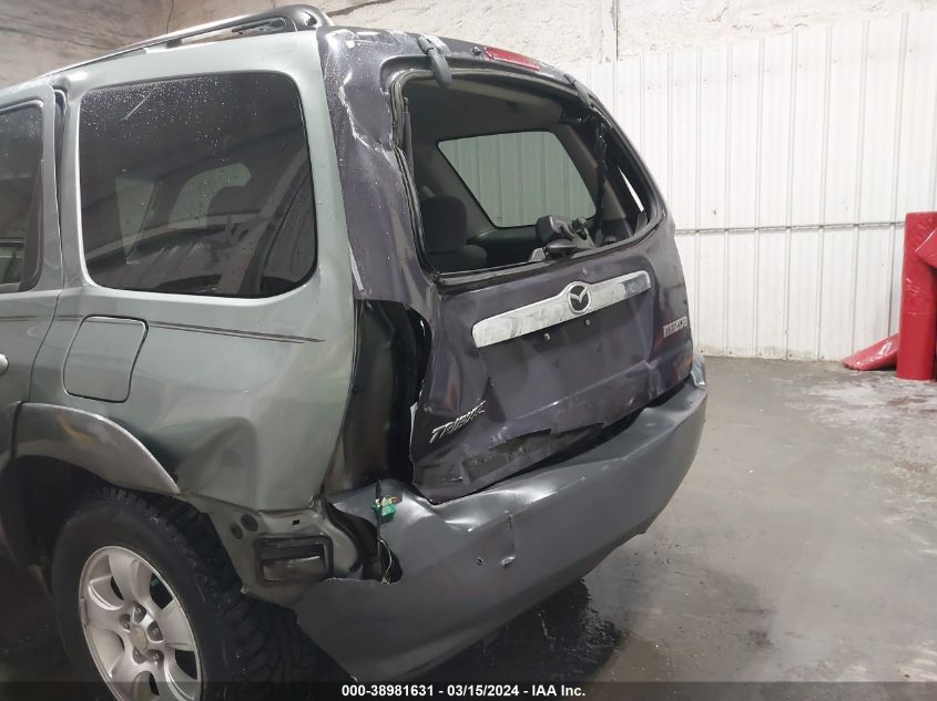 2004 Mazda Tribute Lx V6 VIN: 4F2CZ941X4KM16187 Lot: 39337760