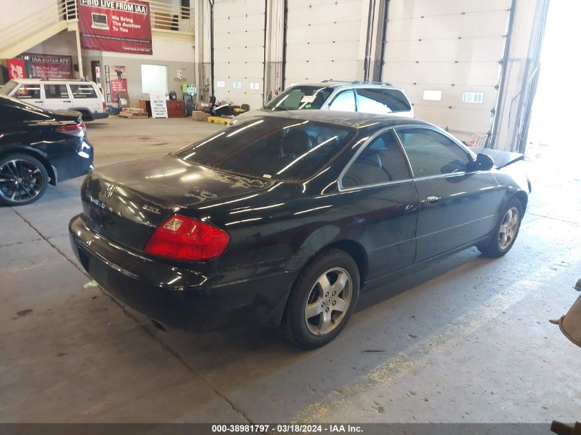 2001 Acura Cl 3.2 VIN: 19UYA42441A008784 Lot: 38981797