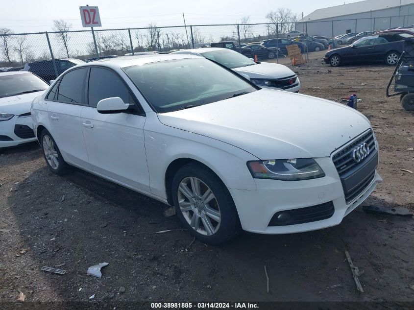 WAUBFAFL4AN010045 | 2010 AUDI A4