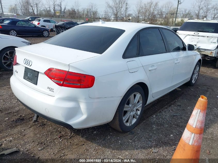 WAUBFAFL4AN010045 | 2010 AUDI A4