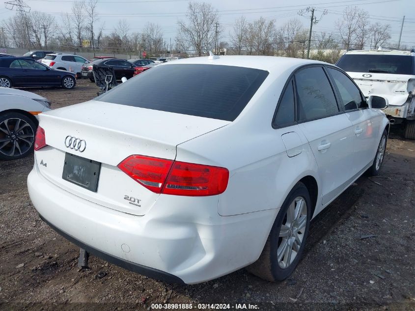 WAUBFAFL4AN010045 | 2010 AUDI A4