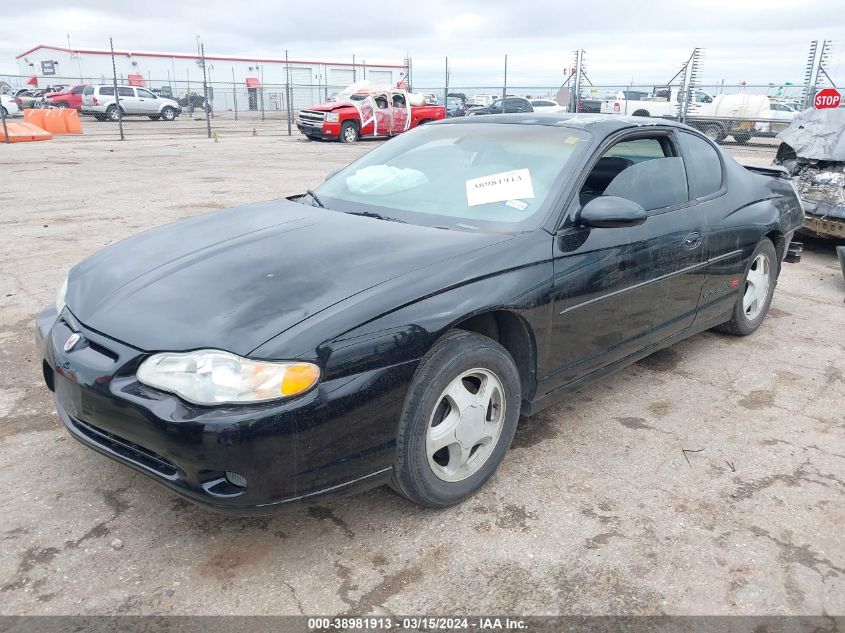 2000 Chevrolet Monte Carlo Ss VIN: 2G1WX12K0Y9249418 Lot: 38981913